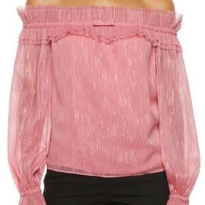 Ryegrass Womens Straight Neck Long Sleeve Blouse Phoenix Rose